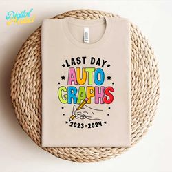 last day autographs schools out summer vacation svg