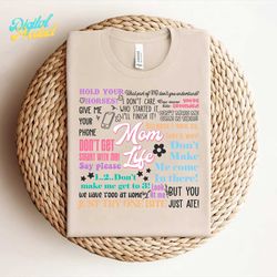 mom life quotes hold your horses svg