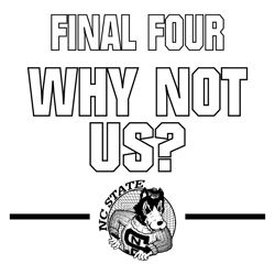 final four why not us nc state svg digital download