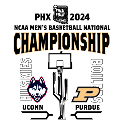 purdue boilermakers vs uconn huskies 2024 ncaa mens basketball national championship svg