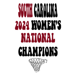 south carolina 2024 womens national champions basketball svg