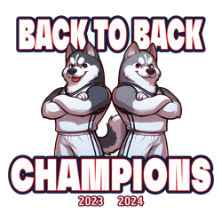 back to back champions huskies basketball png