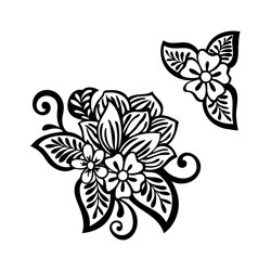 flowers svg, flower svg, flowers clip art, floral svg, flowers vector, flowers cut file, dxf, eps, paper flowers svg