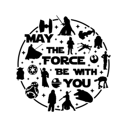 star wars may the 40th be with you word bubble dis ney shirt svg file for vinyl cutting machines silhouette cricut broth