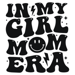 retro in my girl mom era svg