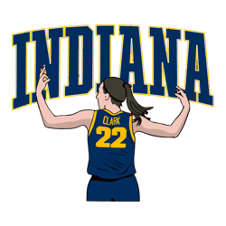 retro caitlin clark indiana basketball svg