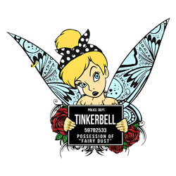 tinkerbell gothic girl possession of fairy dust png