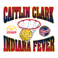 caitlin clark indiana fever draft pick 1st svg