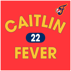 caitlin fever 22 player wnba svg