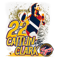 retro 22 caitlin clark indiana fever png