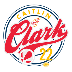 caitlin clark 22 wnbpa indiana fever player svg