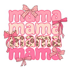 groovy mama bow tie happy mothers day svg