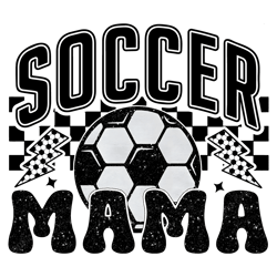 retro soccer mama glitter mom png