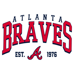 atlanta braves est 1976 mlb team svg