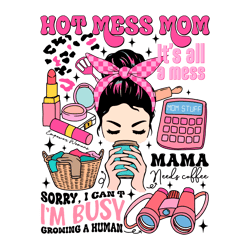 hot mess mom its all a mess png