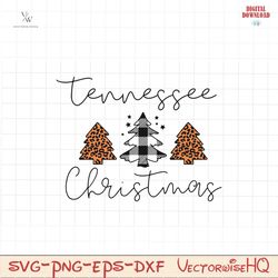 vintage tennessee christmas nfl svg