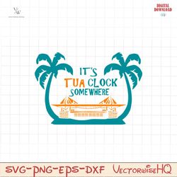 its tua clock somewhere miami dolphins svg