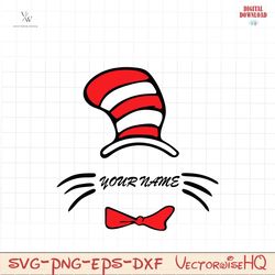 dr seuss svg | cat in the hat svg