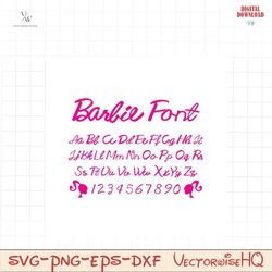 barbie font svg, come on barbie let go party svg, png eps doll svg, birthday girl svg, barbie bundle svg, barbie font sv