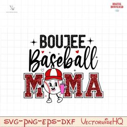 boujee baseball mama png