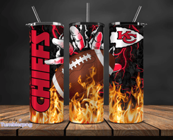 kansas city chiefs  tumbler wrap, fire hand nfl tumbler wrap 01