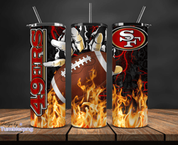 san francisco 49ers tumbler wrap, fire hand nfl tumbler wrap 03