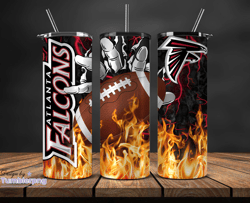 atlanta falcons tumbler wrap, fire hand nfl tumbler wrap 15