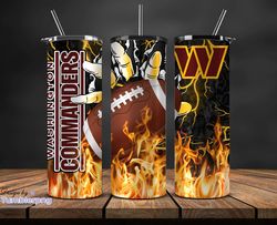 washington commanders  tumbler wrap, fire hand nfl tumbler wrap 32