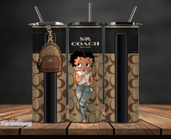 coach tumbler wrap, coach tumbler png ,luxury logo fashion png 06