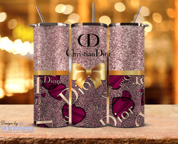 dior  tumbler wrap, dior tumbler png, dior logo,luxury logo brand 58