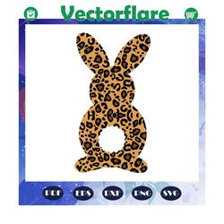 leopard easter bunny svg, leo easter svg, easter svg, happy easters day, easter gift svg, easter shirt, files for silhou