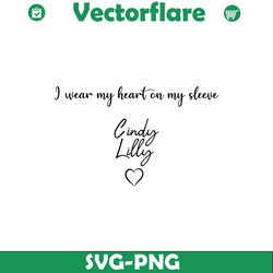 I Wear My Heart On My Sleeve Svg,Png, Custom Mama Sweatshirt with Children Name on Sleeve, Mommy Cuttable Files, Digital