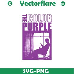 vintage the color purple 2023 svg