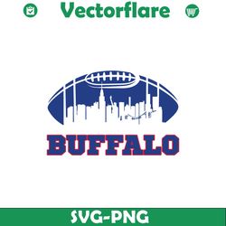 buffalo bills 1960 football skyline svg digital download