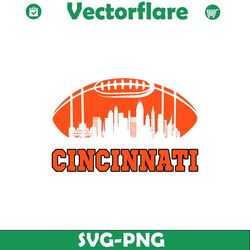 cincinnati bengals football skyline svg digital download