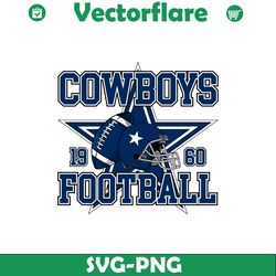 vintage cowboys football helmet svg digital download