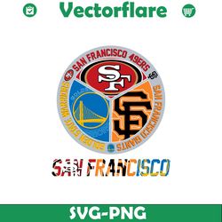 san francisco sports svg cricut digital download