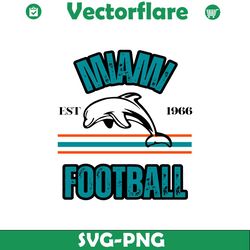 vinatge miami football est 1966 svg