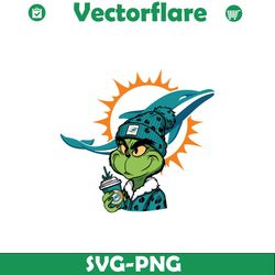 grinch miami dolphins svg digital download