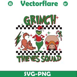 funny grinch thieves squad svg