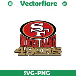 san francisco 49ers niner gang svg digital download