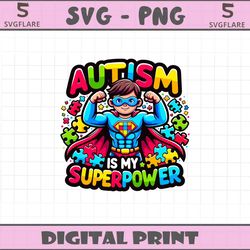 superman autism is my superpower png