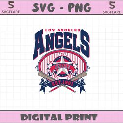 los angeles angels est 1961 logo svg