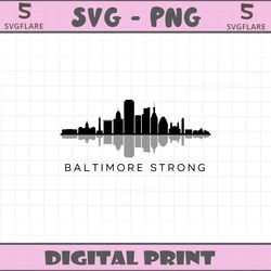 baltimore strong bridge collapse 2024 svg