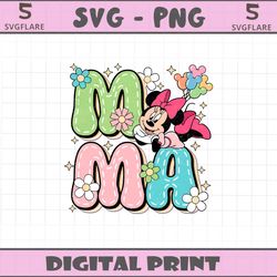 floral mama minnie house balloon png