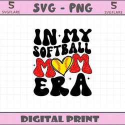 retro in my softball mom era png