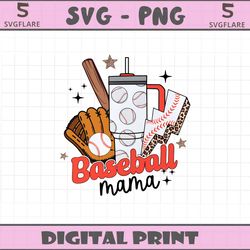 baseball mama boujee lightning bolt png