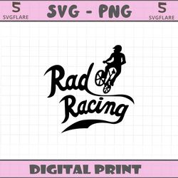retro rad racing race day svg