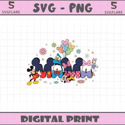 disney mama mickey and friends svg