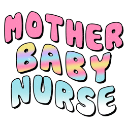 mother baby nurse sublimation png